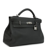 Hermes Kelly 42 Maxi Plomb Togo Palladium Hardware