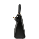 Hermes Kelly Sellier 20 Black Epsom Gold Hardware - Thumbnail View 4