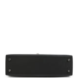 Hermes Kelly Sellier 20 Black Epsom Palladium Hardware