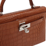 Hermes Kelly Sellier 20 Gold Matte Alligator Palladium Hardware