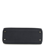 Pre-owned Hermes Kelly Retourne 32 Bleu Nuit Togo Gold Hardware - Thumbnail View 6