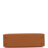 Hermes Special Order (HSS) Kelly Sellier 20 Gold Verso Epsom Gold Hardware - Thumbnail View 6