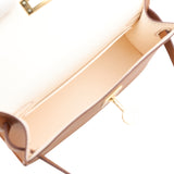 Hermes Special Order (HSS) Kelly Sellier 20 Gold Verso Epsom Gold Hardware - Thumbnail View 8