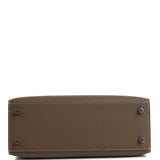 Hermes Kelly Sellier 25 Etoupe Epsom Palladium Hardware