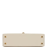 Hermes Kelly Sellier 20 Craie Epsom Gold Hardware