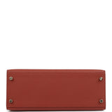 Hermes Kelly Sellier 28 Rouge Venitien Epsom Gold Hardware