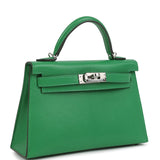 Hermes Kelly Sellier 20 Bambou Chevre Chamkila Palladium Hardware