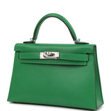 Hermes Kelly Sellier 20 Bambou Chevre Chamkila Palladium Hardware