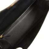 Vintage Hermes Kelly Sellier 32 Black Box Gold Hardware