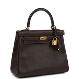 Hermes Kelly Retourne 25 Ebene Barenia Faubourg Gold Hardware