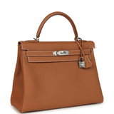 Hermes Kelly Retourne 32 Gold Togo Palladium Hardware