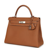 Hermes Kelly Retourne 32 Gold Togo Palladium Hardware
