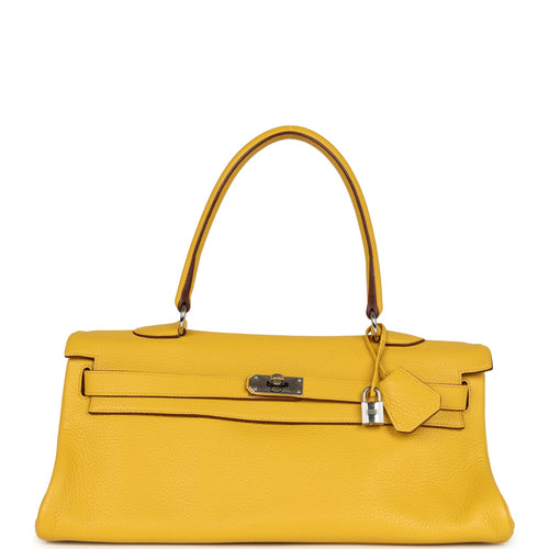 Vintage Hermes Shoulder Kelly JPG 42 Soleil Clemence Palladium Hardware
