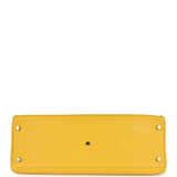 Vintage Hermes Shoulder Kelly JPG 42 Soleil Clemence Palladium Hardware