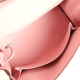 Hermes Kelly Retourne 25 Rose Sakura Swift Palladium Hardware