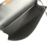 Hermes Kelly Sellier 20 Black Madame and Shiny Alligator Touch Gold Hardware