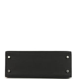 Hermes Kelly Sellier 25 Black Epsom Electrum Hardware