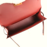 Hermes Kelly Sellier 20 Rouge H Box Gold Hardware