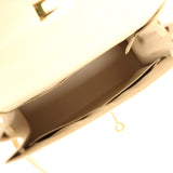 Vintage Hermes Kelly Sellier 28 Parchemin Box Gold Hardware