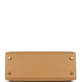 Hermes Kelly Sellier 25 Biscuit Verso Madame Gold Hardware