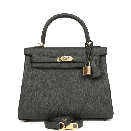 Hermes Kelly Retourne 25 Plomb Togo Permabrass Hardware