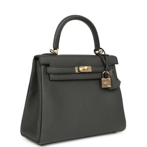 Hermes Kelly Retourne 25 Plomb Togo Permabrass Hardware