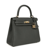 Hermes Kelly Retourne 25 Plomb Togo Permabrass Hardware - Thumbnail View 2