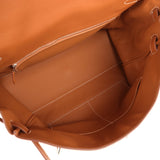 Hermes Kelly Voyage 50 Gold Clemence Palladium Hardware - Thumbnail View 9