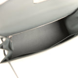 Hermes Kelly Sellier 28 Vert Amande Epsom Palladium Hardware