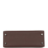 Hermes Kelly Sellier 25 Rouge Sellier Epsom Palladium Hardware