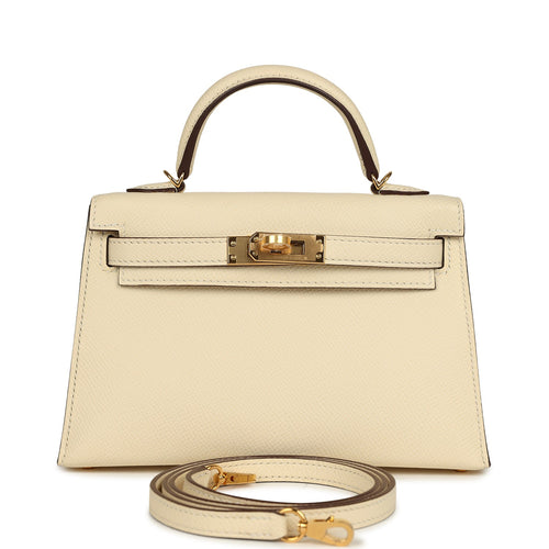 Hermes Kelly Sellier 20 Nata Epsom Gold Hardware
