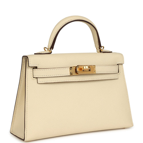 Hermes Kelly Sellier 20 Nata Epsom Gold Hardware