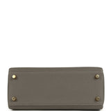 Hermes Kelly Retourne 25 Etain Togo Gold Hardware