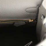 Hermes Kelly Retourne 25 Etain Togo Gold Hardware