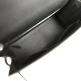 Hermes Kelly Sellier 28 Black Epsom Palladium Hardware - Thumbnail View 8