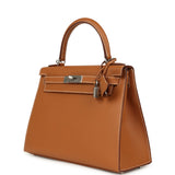 Hermes Kelly Sellier 28 Gold Epsom Palladium Hardware - Thumbnail View 5