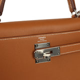 Hermes Kelly Sellier 28 Gold Epsom Palladium Hardware - Thumbnail View 7