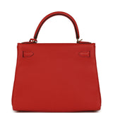 Hermes Kelly Retourne 28 Geranium Togo Gold Hardware