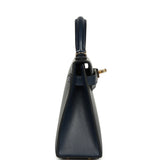 Hermes Kelly Sellier 20 Bleu Abysse Box Permabrass Hardware