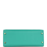 Hermes Kelly Sellier 28 Vert Jade Epsom Gold Hardware