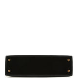 Hermes Kelly Sellier 20 Black Box Gold Hardware