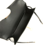 Hermes Kelly Sellier 20 Black Box Gold Hardware