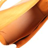 Pre-owned Hermes Kelly Sellier 35 Cognac Ostrich Gold Hardware