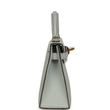 Hermes Kelly Sellier 20 Bleu Glacier Epsom Gold Hardware - Thumbnail View 4