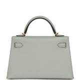 Hermes Kelly Sellier 20 Bleu Glacier Epsom Gold Hardware - Thumbnail View 5
