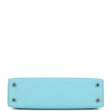Hermes Kelly Sellier 20 Celeste Epsom Palladium Hardware