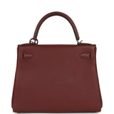 Hermes Kelly Retourne 28 Rouge H Togo Palladium Hardware