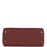 Hermes Kelly Retourne 28 Rouge H Togo Palladium Hardware