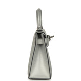 Hermes Kelly Sellier 20 Argent Chevre Chamkilight Palladium Hardware - Thumbnail View 3