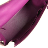 Pre-owned Hermes Kelly Sellier 32 Anemone Epsom Gold Hardware